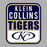 Klein Collins Tigers Premium Grey Hoodie - Design 01