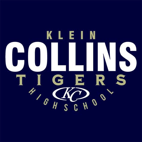 Klein Collins Tigers Premium Navy T-shirt - Design 12