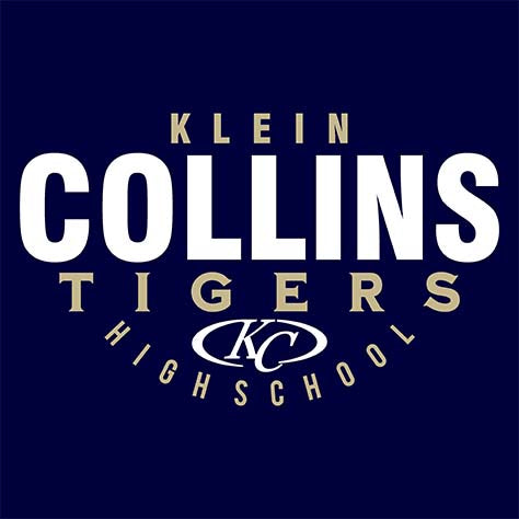 Klein Collins Tigers Premium Navy Hoodie - Design 12