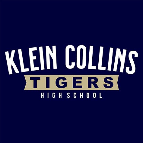 Klein Collins Tigers Premium Navy Hoodie - Design 21