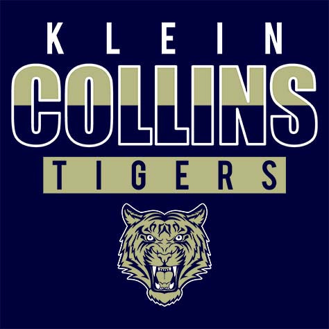 Klein Collins High School Tigers Navy Garment 23