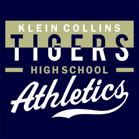 Klein Collins Tigers Premium Navy T-shirt - Design 48