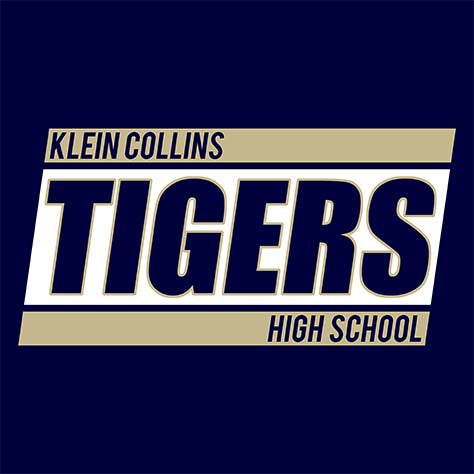 Klein Collins Tigers Premium Navy Hoodie - Design 72