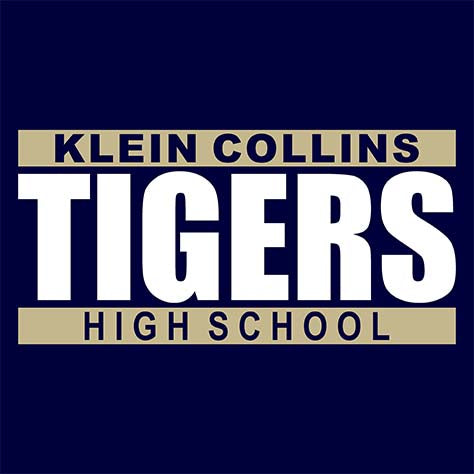 Klein Collins Tigers Premium Navy Hoodie - Design 98