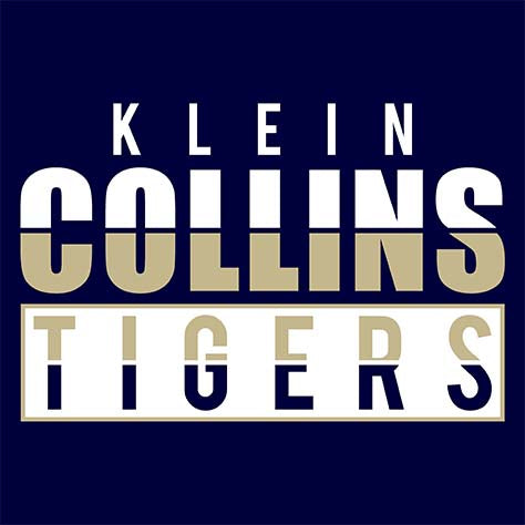 Klein Collins Tigers Premium Navy Hoodie - Design 31