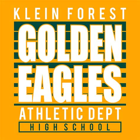 Klein Forest Golden Eagles Apparel - Gold Garments - Design 00