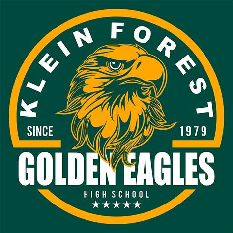 Klein Forest Golden Eagles Apparel - Forest Green Garments - Design 04
