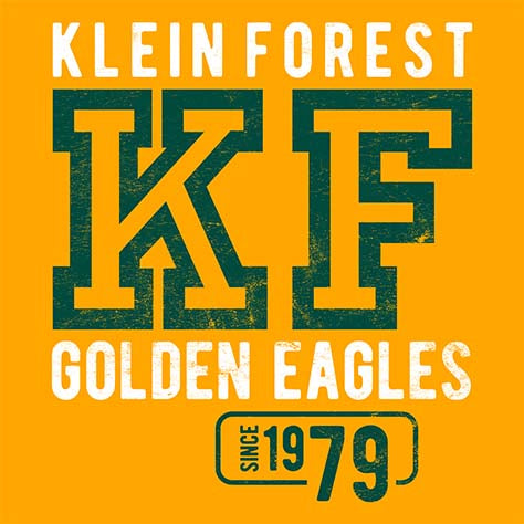 Klein Forest Golden Eagles Apparel - Gold Garments - Design 08