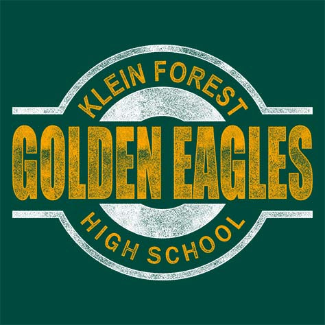 Klein Forest Golden Eagles Apparel - Forest Green Garments - Design 11