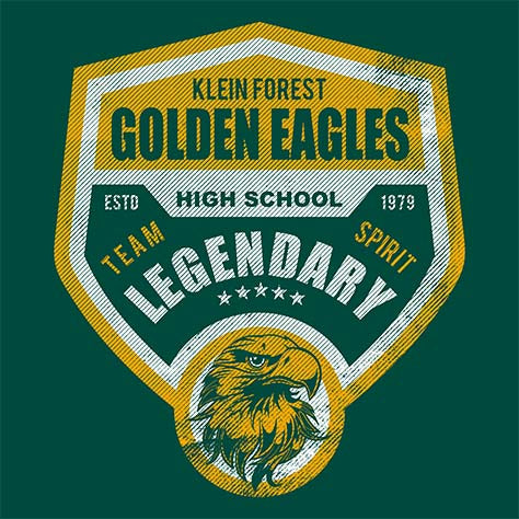 Klein Forest Golden Eagles Premium Forest T-shirt - Design 14