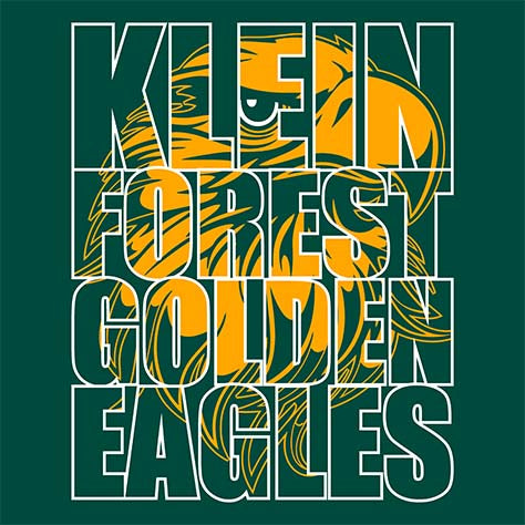 Klein Forest High School Golden Eagles Forest Green Garment 20