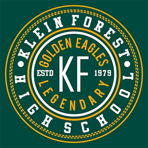 Klein Forest High School Golden Eagles Forest Green Garment 26