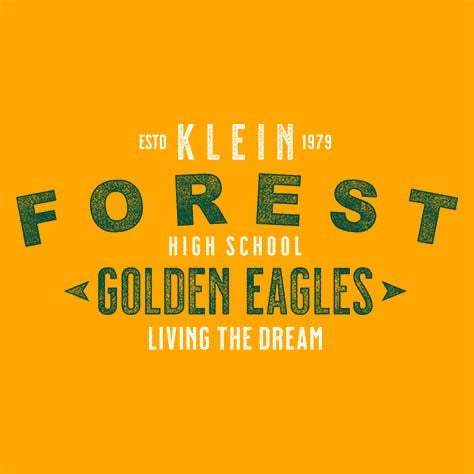 Klein Forest High School Golden Eagles Gold Garment 42