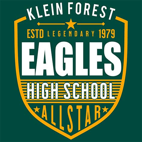Klein Forest High School Golden Eagles Forest Green Garment 62