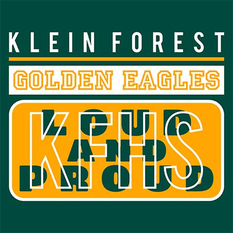 Klein Forest High School Golden Eagles Forest Green Garment 86