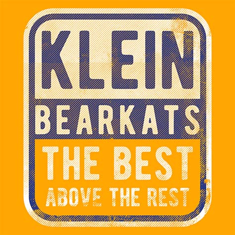 Klein Bearkats Premium Gold T-shirt - Design 01