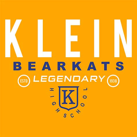 Klein Bearkats Premium Gold T-shirt - Design 03