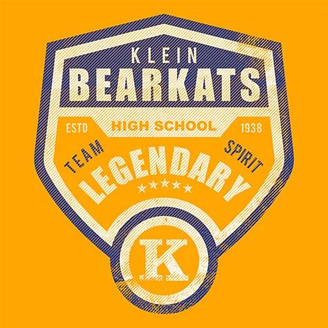 Klein High School Bearkats Gold Garment 14