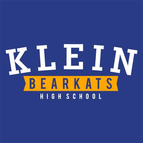 Klein Bearkats Premium Royal Blue Hoodie - Design 21