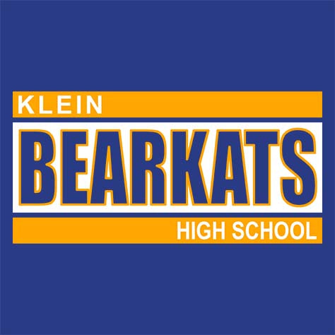 Klein Bearkats Premium Royal Blue Hoodie - Design 98