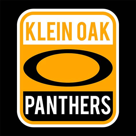 Klein Oak Panthers Premium Black Hoodie - Design 01