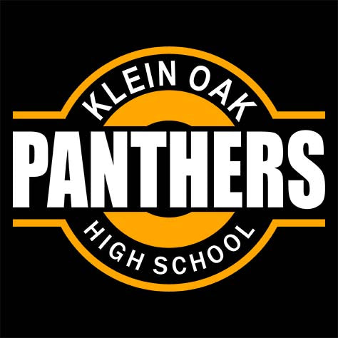 Klein Oak Panthers Premium Black Hoodie - Design 11