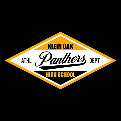 Klein Oak Panthers - Design 13 - Black Garment