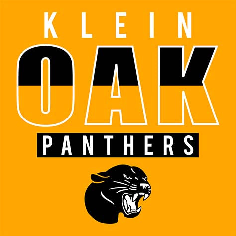 Klein Oak Panthers Premium Gold T-shirt - Design 23