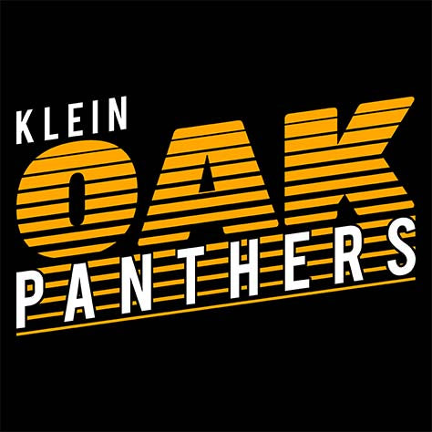 Klein Oak Panthers - Design 32 - Black Garment