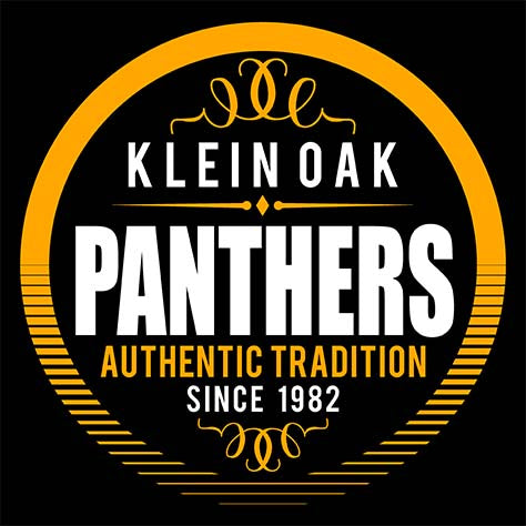 Klein Oak Panthers - Design 38 - Black Garment