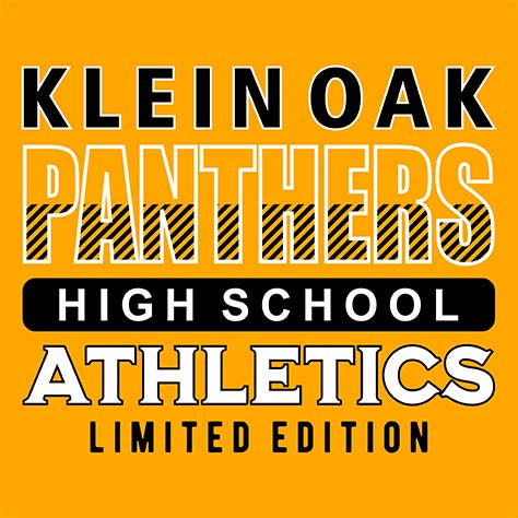 Klein Oak Panthers - Design 90 - Gold Garment