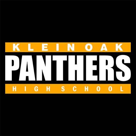 Klein Oak Panthers - Design 98 - Black Garment