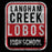 Langham Creek Lobos Premium Black Hoodie - Design 01