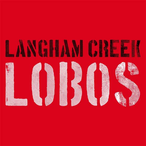 Langham Creek High School Lobos Red Garment Design 17