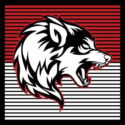 Langham Creek High School Lobos Black Garment Design 27