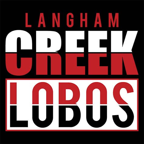 Langham Creek Lobos Premium Black Hoodie - Design 31