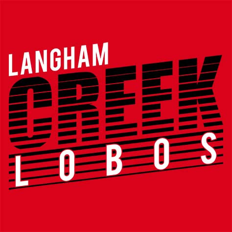 Langham Creek High School Lobos Red Garment Design 32