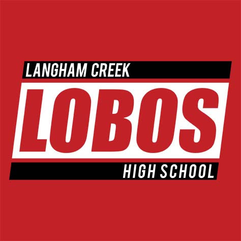 Langham Creek Lobos Premium Red T-shirt - Design 72