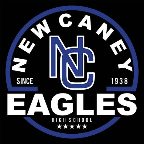 New Caney Eagles High School Black Garment Design 04