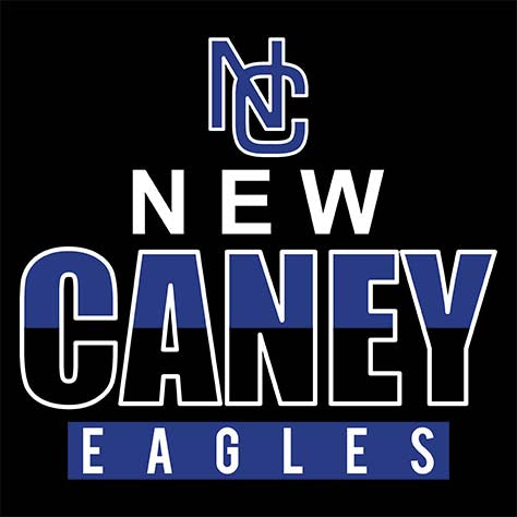 New Caney Eagles High School Black Garment Design 23