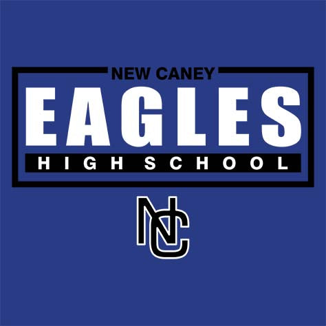 New Caney Eagles Premium Royal T-shirt - Design 49