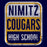 Nimitz Cougars Premium Navy T-shirt - Design 01