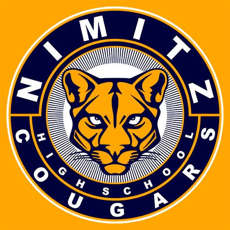 Nimitz Cougars Premium Gold T-shirt - Design 02