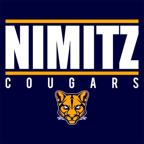 Nimitz Cougars Premium Navy T-shirt - Design 07