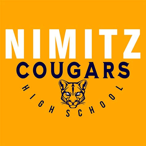 Nimitz Cougars Premium Gold T-shirt - Design 12