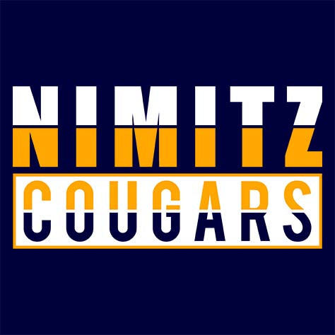 Nimitz Cougars Premium Navy T-shirt - Design 31