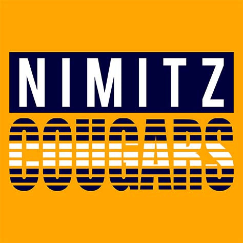 Nimitz Cougars Premium Gold T-shirt - Design 35