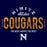 Nimitz Cougars Premium Navy T-shirt - Design 40