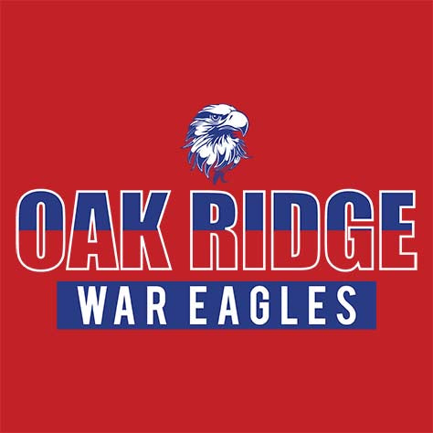 Oak Ridge War Eagles Premium Royal T-shirt - Design 23