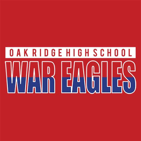 Oak Ridge War Eagles - Design 25 - Red Garment